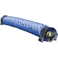 Trixie dog activity agility basis tunnel blauw - 60 cmx5 mtr