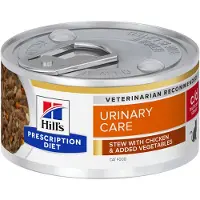 Hill's Pet Nutrition Hill's Prescription Diet Feline c/d Urinary Care Urinary Stress Stew with Chicken & Vegetables | 24 x 82 g