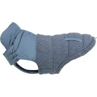 Trixie Hondenjas - Ajou Blauw 18cm - Warme Polyester, Verstelbare Borstflap, Modieuze Sierzakken