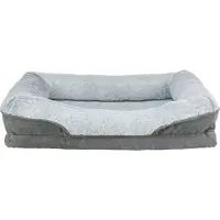 Trixie vital hondenmand lino hoekig grijs/lichtgrijs 70x55 cm