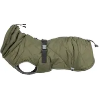 Trixie Hondenjas - Olijfgroen 40 Cm - Waterdicht, Verstelbaar, Fleece Voering