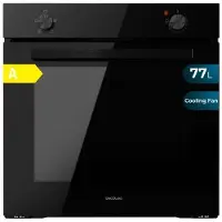 Cecotec Bolero Hexa C126000 Black A, Groot, Elektrische oven, 77 liter, 2800 W, 77 liter, Stoomfunctie