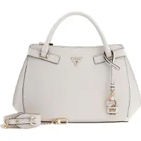 GUESS handtas schoudertas Serenova Girlfriend Satchel Cream White crème