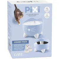 Catit Pixi Fountain Combi Kit - Kattendrinkbak - Blauw Wit