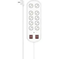 Hama 223163 Stekkerdoos 10-voudig Wit
