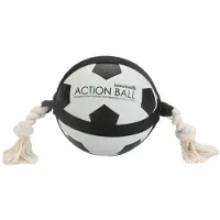 Beeztees Voetbal Met Touw Action D 12,5 H 12,5 Cm