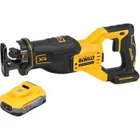 DeWalt DCS 382 N accu reciprozaag sabelszaag 18 V borstelloos + 1x Powerstack accu 5,0 Ah - zonder oplader