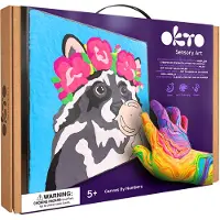 Okto Foam Klei Raccoon 20002 Multikleur 30,5 x 42 x 5 cm - feestjecreatief