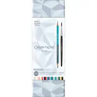 Caran d'Ache Bicolor Alpine Frost 9‑set + penseel
