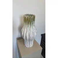 Paardekooper Vaas Joshua - Handgemaakte Keramische Designvaas – Organische ribbelstructuur – Uniek glazuur – 45,5 cm