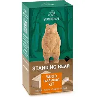 BeaverCraft Tools Standing Bear Wood Carving kit DIY12, houtsnijset