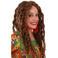 Scheepers Pruik Jimmy dreadlocks (bruin)