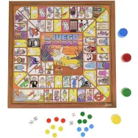Fournier Parchís-bord Voor 4 Spelers Met Start-en Veilige Vakken 33x33 Cm