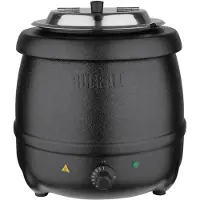Buffalo Soepketel 10 Liter - Verstelbare warmteregelaar - Zwart