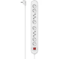 Hama 223041 Stekkerdoos 10-voudig Wandmontage 1.5m Wit