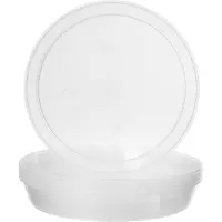 Garronda Ronde Bloempot Onderzetter – 5 stuks – Transparant - ⌀ 30cm H=3,4cm - GD-NIC-PotBase108