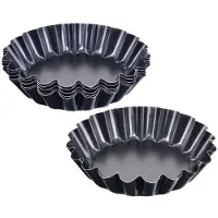 Orion - Bakvorm Tartalette - 9 cm - Metaal - Set van 6