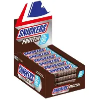 Snickers Protein chocoladerepen showdoos singles - 18x47gr