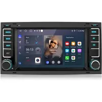 Hexinex Quad-Core autoradio Geschikt voor VW Touareg - Draadloos CarPlay, Android Auto,Android 15, multimediaspeler, 2GB+64GB