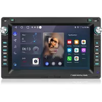 Hexinex Quad-Core autoradio Geschikt voor VW Golf Polo Passat Sharan - Draadloos CarPlay, Android Auto,Android 15, multimediaspeler, 1GB+32GB