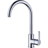 EcoRain 30% Waterbesparende Keukenkraan Coldy van RVS 304 en Messing H59 - Universele Aansluiting - Anti-Kras Coating - Behoud Waterdruk - 5 Jaar Garantie - Chroom