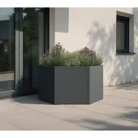 Westmann Varia verhoogde plantenbak zeshoekig metaal 100x52 cm -