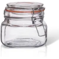 Orion - Glazen Patentpot - 500 ml - Luchtdichte Afsluiting - Met Deksel