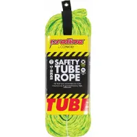 Proline 18 Meter 6P Safety Tube Rope – Sleep Touw voor Funtube / Towable Tube – 6-Persoons Heavy Duty Tow Rope – Geel/Zwart