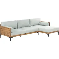 Beliani CAVEZZO - Tuinsofa-Grijs-FSC gecertificeerd acaciahout
