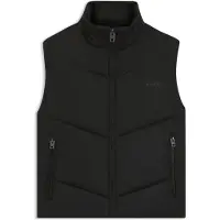 HUGO Waterafstotende bodywarmer met ton-sur-ton logo Maat M