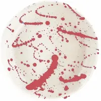 Val Pottery Foolish Amore diep / pasta bord D24cm roze spot