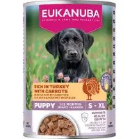 Eukanuba Hondenvoer Nat Life Care Dog Puppy Kalkoen En Wortel 400 Gr
