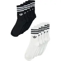 Adidas Originals Sokken '3-STRIPES CREW 10 PAIRS' zwart / wit