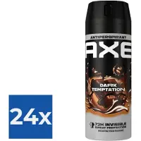 Axe - Anti-Perspirant 48h Dry Protection spray'u Dark Temptation - 150ML - Voordeelverpakking 24 stuks