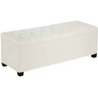 Vevor Opbergpoef 110 x 40 x 40 cm Voetenbank Opbergbox