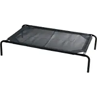 Kerbl Hundeliege Schwarz 107x65x20cm - Hondenbed voor vakantie