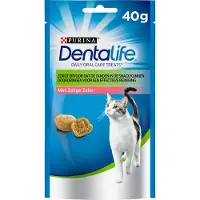 Purina Dentalife Daily Oral Care met zalm kattensnack (40 gram) 8 x 40 g