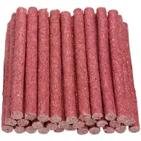 Antos Crunchy Munchy Sticks groot 26 Cm lang 2 cm dik 20 stuks Rood