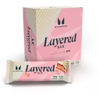Myprotein Eiwitreep met laagjes - 6 x 60g - Vanilla Birthday Cake