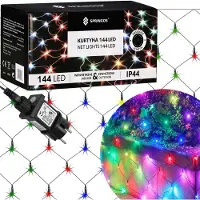 Hobby Hall Lichtgordijn | IJspegel Verlichting | Inclusief USB En Afstandsbediening | 144 LED | Multicolor | 3 M | Raster