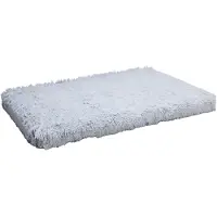 Beeztees Siba - Orthopedisch Hondenkussen - Fluffy - Grijs - 100x70x9 cm - Maat L -