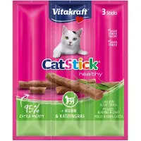 Vitakraft Cat Stick Mini - Kip & Kattengras