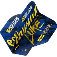 Red Dragon - Hardcore Luke Humphries Signature Blauw Dartvluchten - 3 sets per pakket (9 Dartvluchten in totaal)
