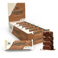 Myprotein Eiwitreep met laagjes - 12 x 60g - Triple Chocolate Fudge