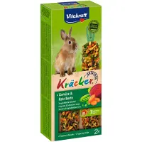 Vitakraft Konijn Kracker Groente - Biet 2 stuks