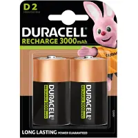 Duracell 3x Oplaadbare Batterijen Ultra D 2 Stuks