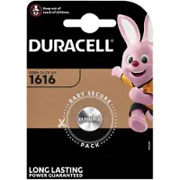 Duracell 1616, Wegwerpbatterij, CR1616, Lithium, 3V, 1 stuk, 55 mAh