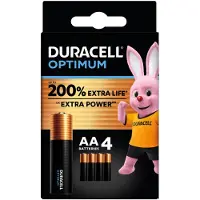 Duracell 16x Alkaline Batterijen Optimum Aa 4 Stuks