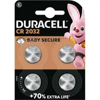 Duracell 3x Knoopcelbatterijen 2032 4 Stuks