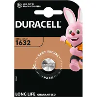 Duracell 2x Knoopcelbatterij 1632